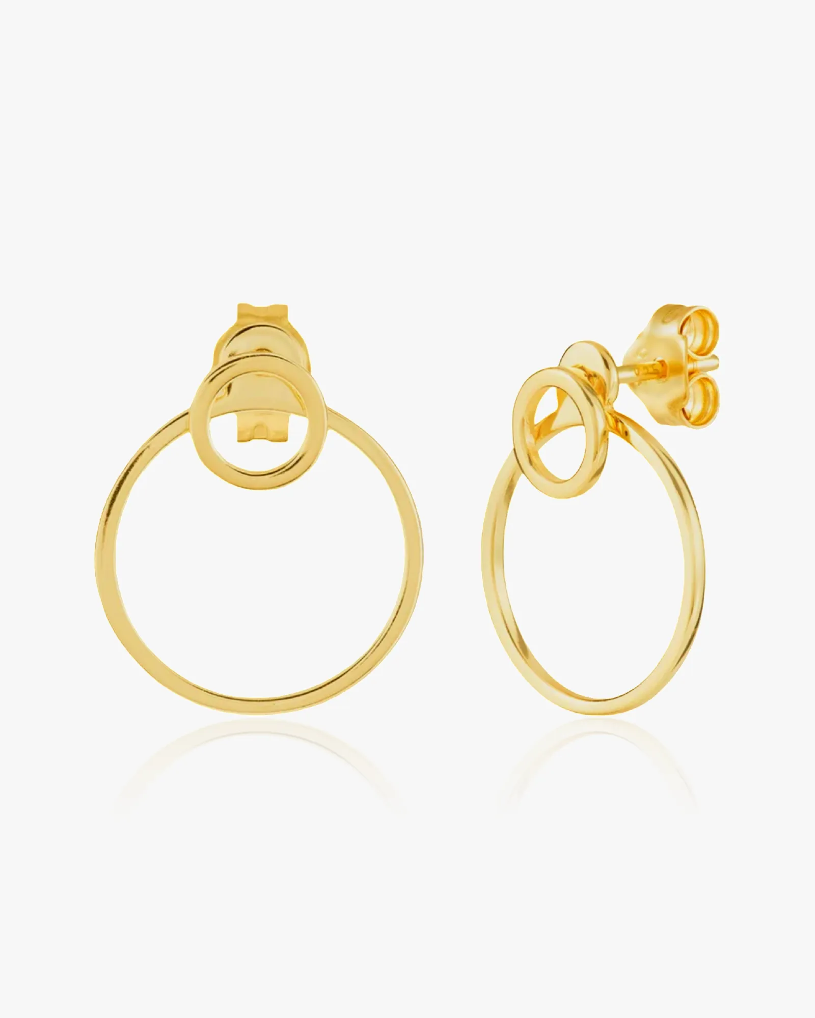 Double Circle Jacket Earrings sold by Regina jewelry product image thumbnail 2