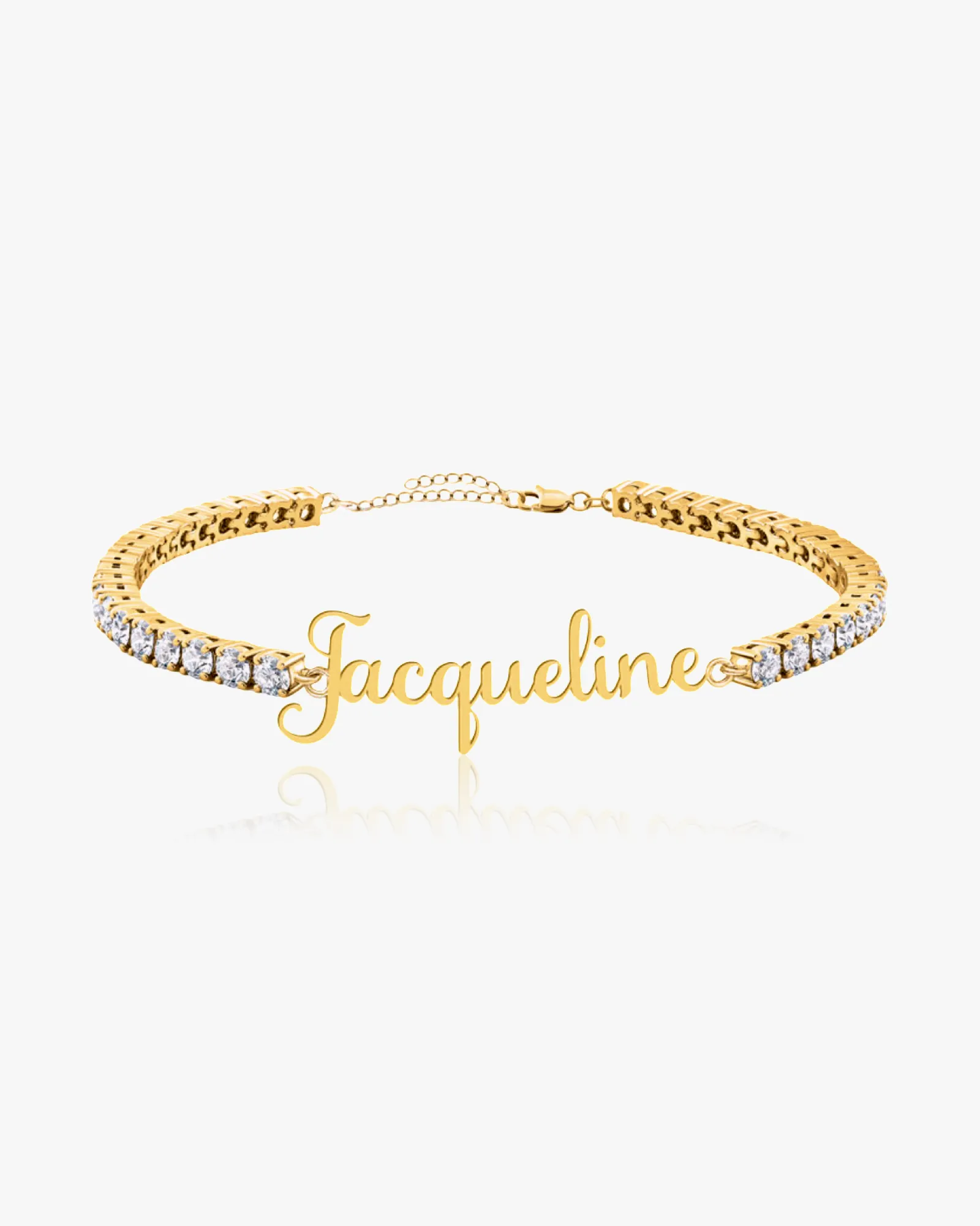 Custom Name Tennis Bracelet sold by Regina jewelry