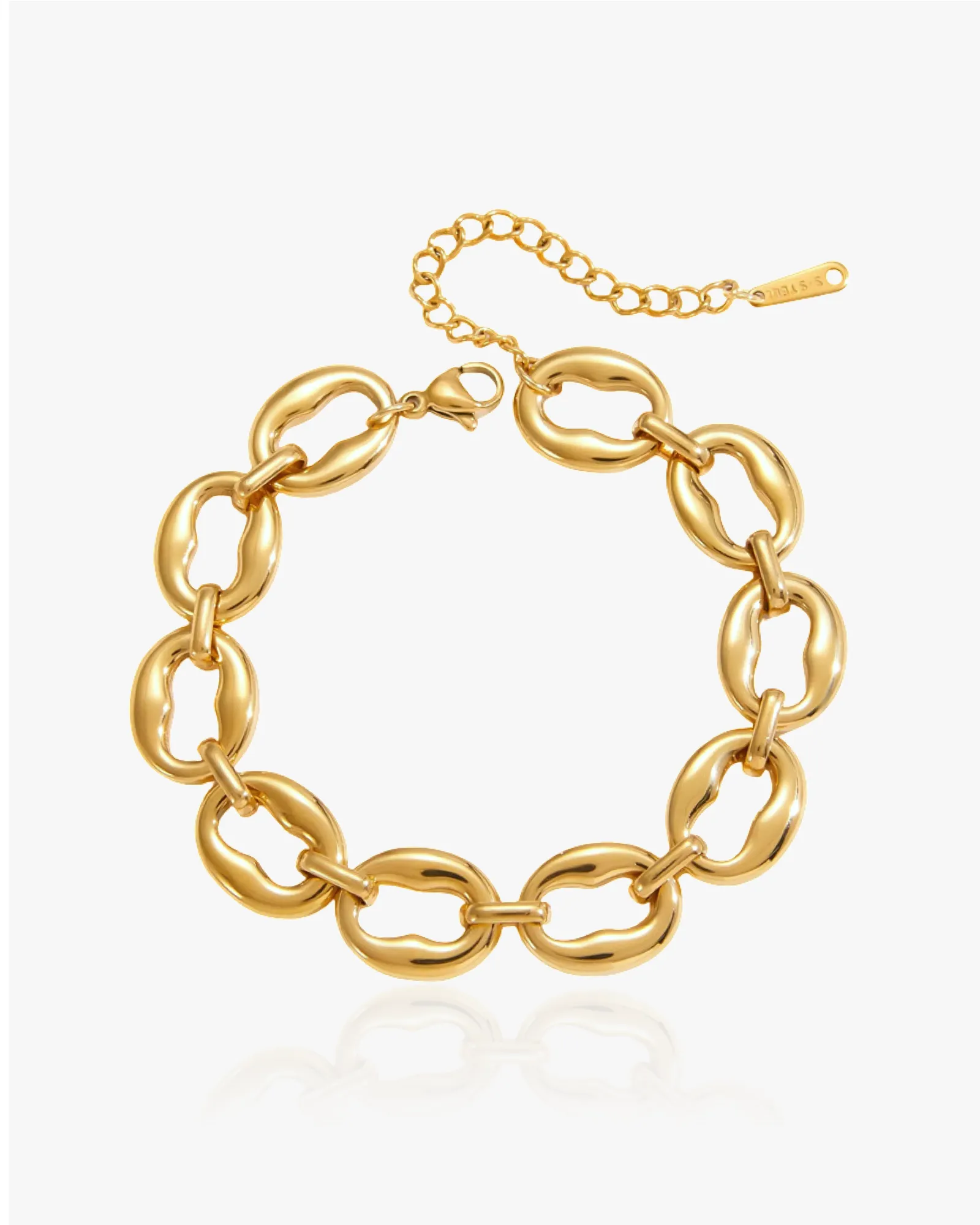 Organic Shape Link Bracelet sold by Regina jewelry