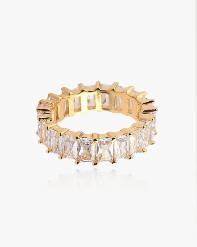GIA Baguette Crystals Ring sold by Regina jewelry