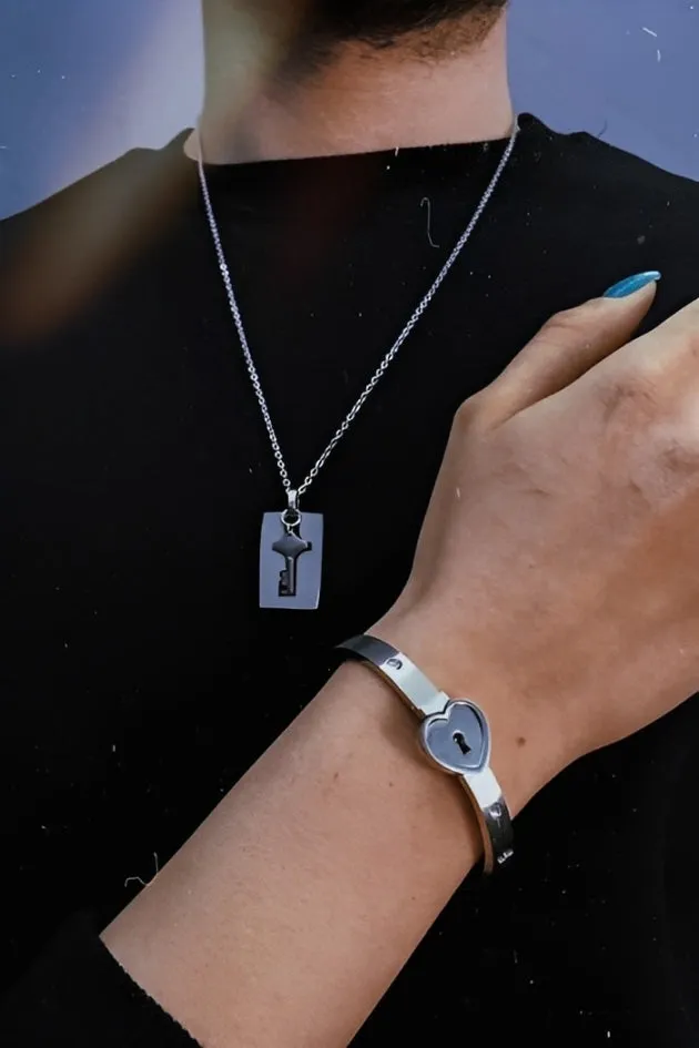 Love Lock Couples Bracelet Set sold by Regina jewelry product image thumbnail 4