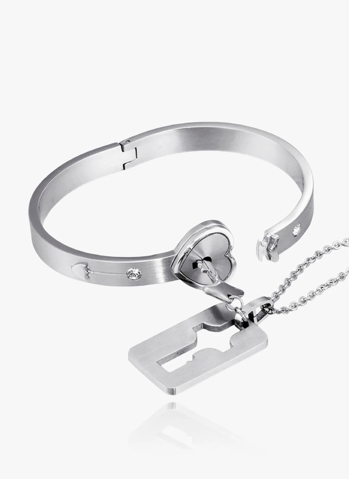 Love Lock Couples Bracelet Set sold by Regina jewelry product image thumbnail 5
