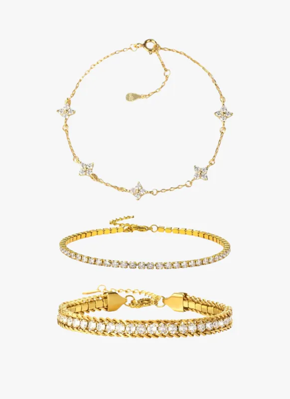 Bracelet Stack | Set Of 3 sold by Regina jewelry