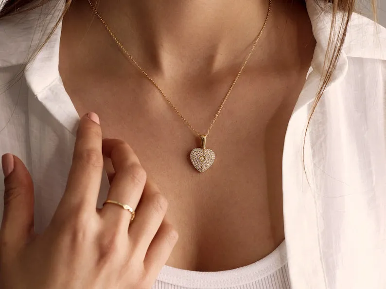MEMORY - Personalized Opening Heart Necklace sold by Regina jewelry product image thumbnail 4