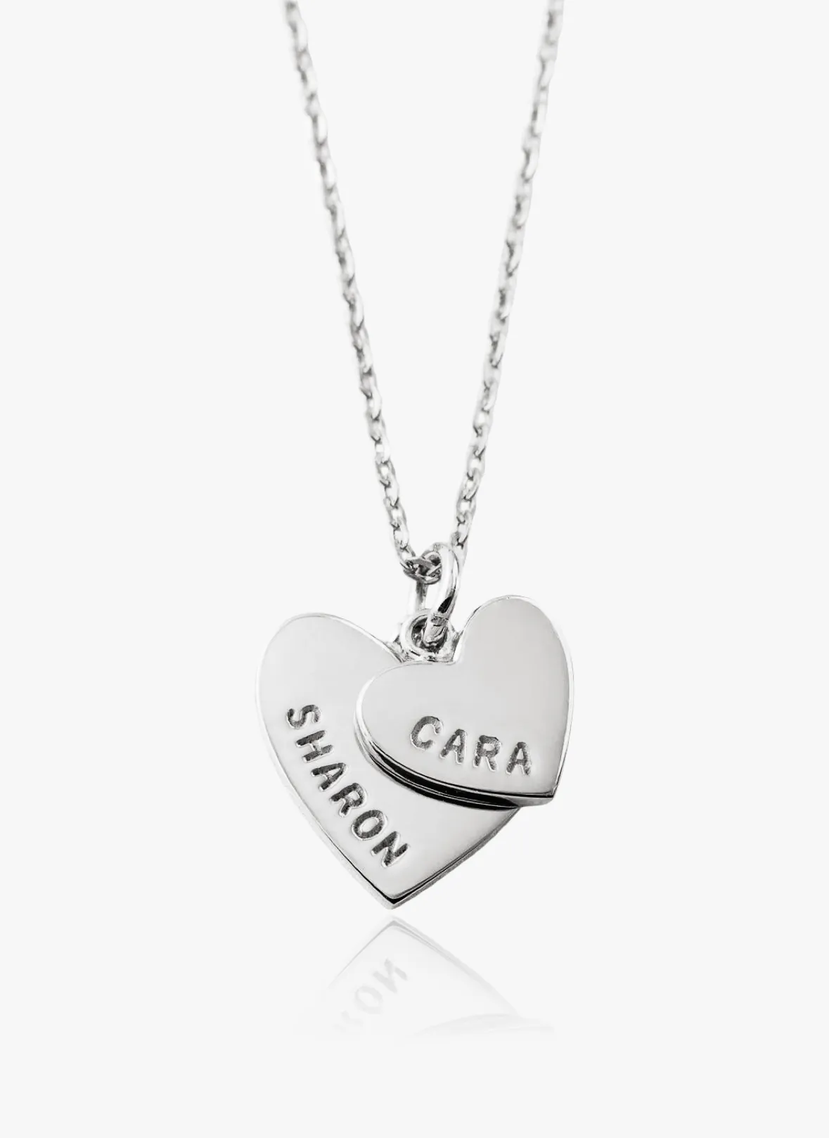MEMORY - Personalized Necklace with 2 Hearts sold by Regina jewelry product image thumbnail 3