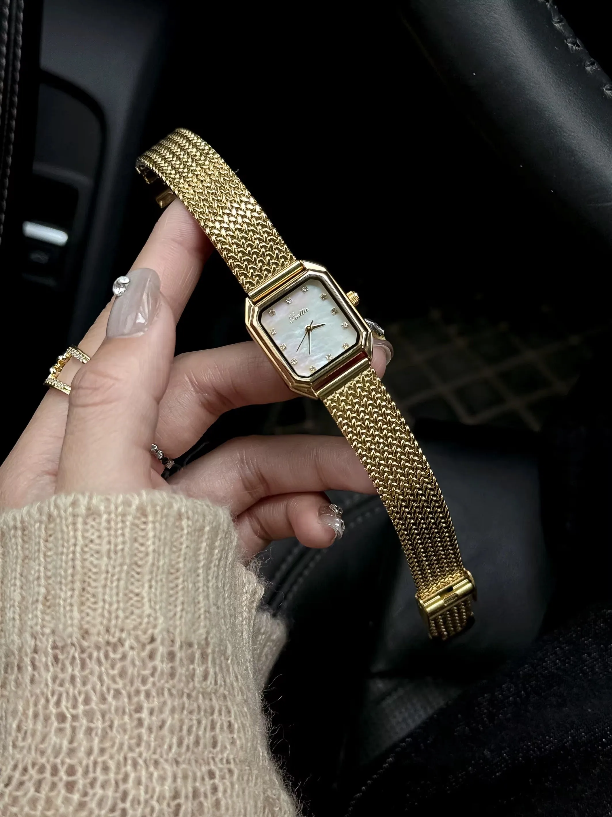 Woven Vintage Watch - Aesthetic Watch sold by Regina jewelry product image thumbnail 2