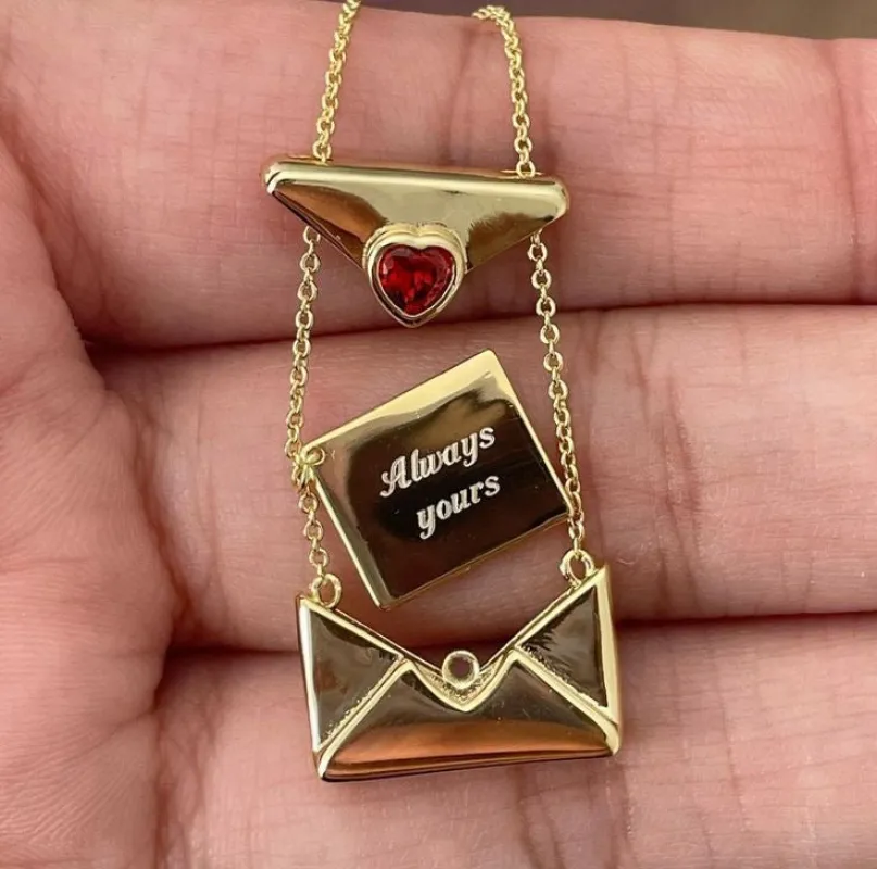 MEMORY - Love Letter Personalized Necklace sold by Regina jewelry