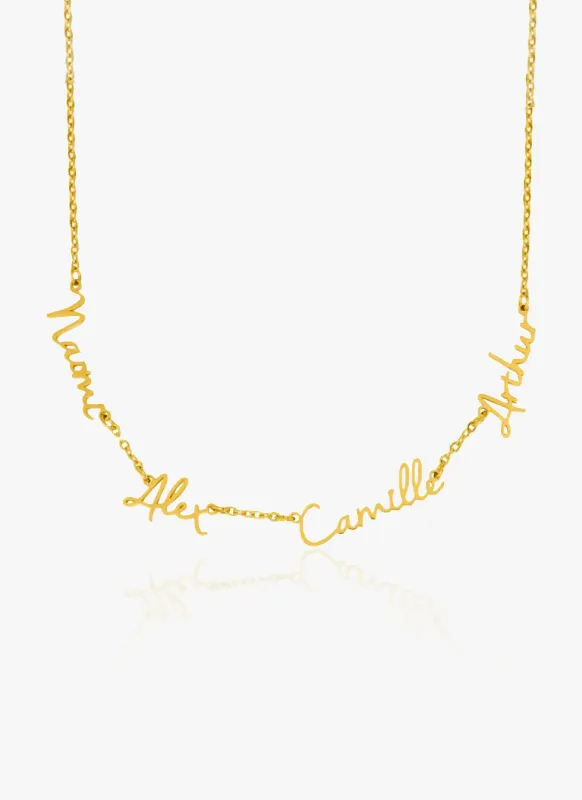 Multiple Names Necklace - Personalized Gift sold by Regina jewelry