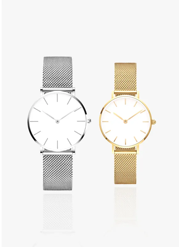 Personalized Couple Watch Set | Engraved Romantic Gift sold by Regina jewelry