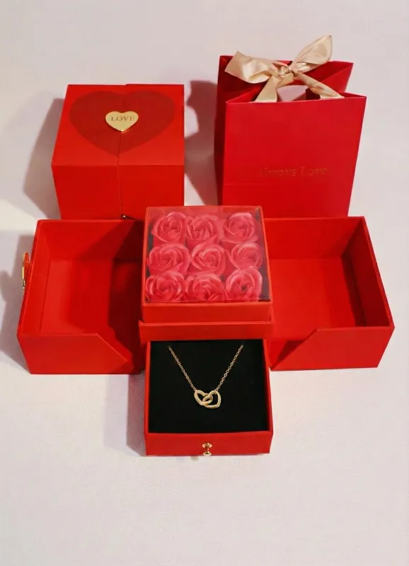 Personalized Necklace With Gift Box made by Regina jewelry