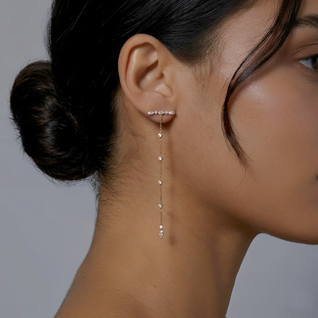 Tassel T Bar Earrings sold by Regina jewelry product image thumbnail 3