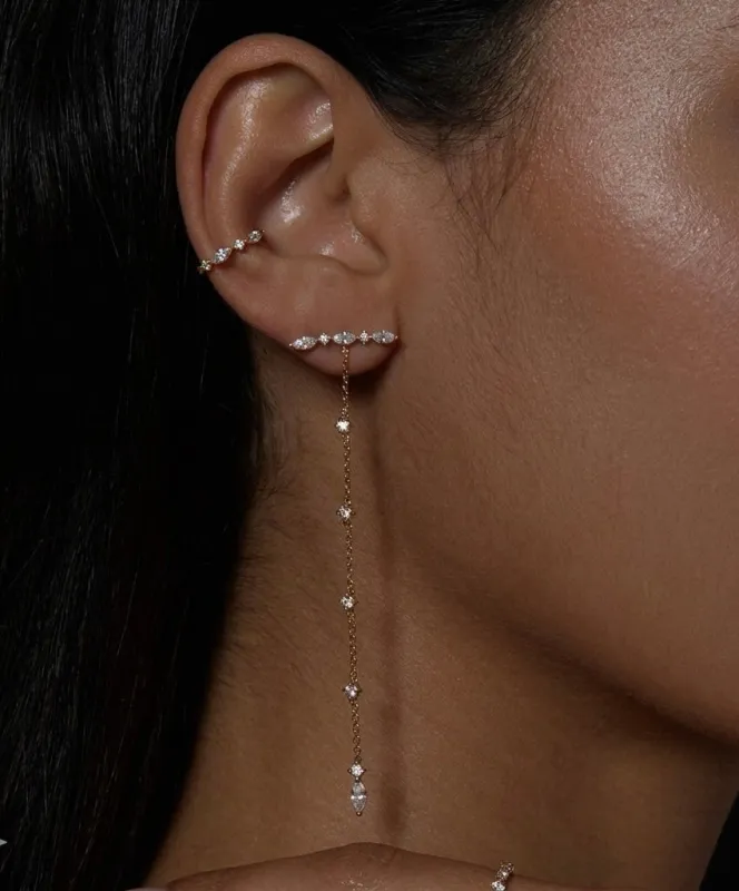 Tassel T Bar Earrings made by Regina jewelry