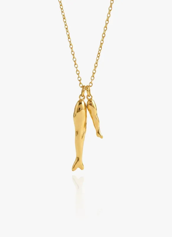 Sardine Fish Necklace made by Regina jewelry