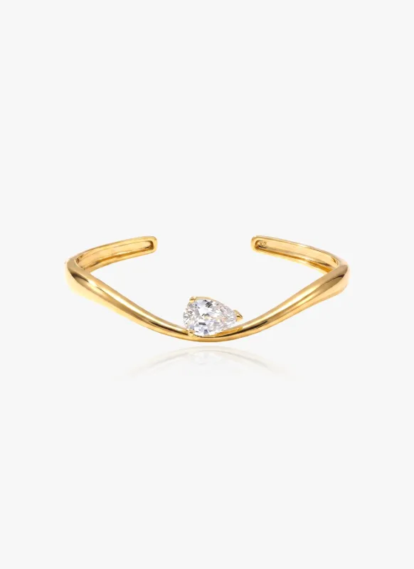 Fluid Bezel Bracelet made by Regina jewelry