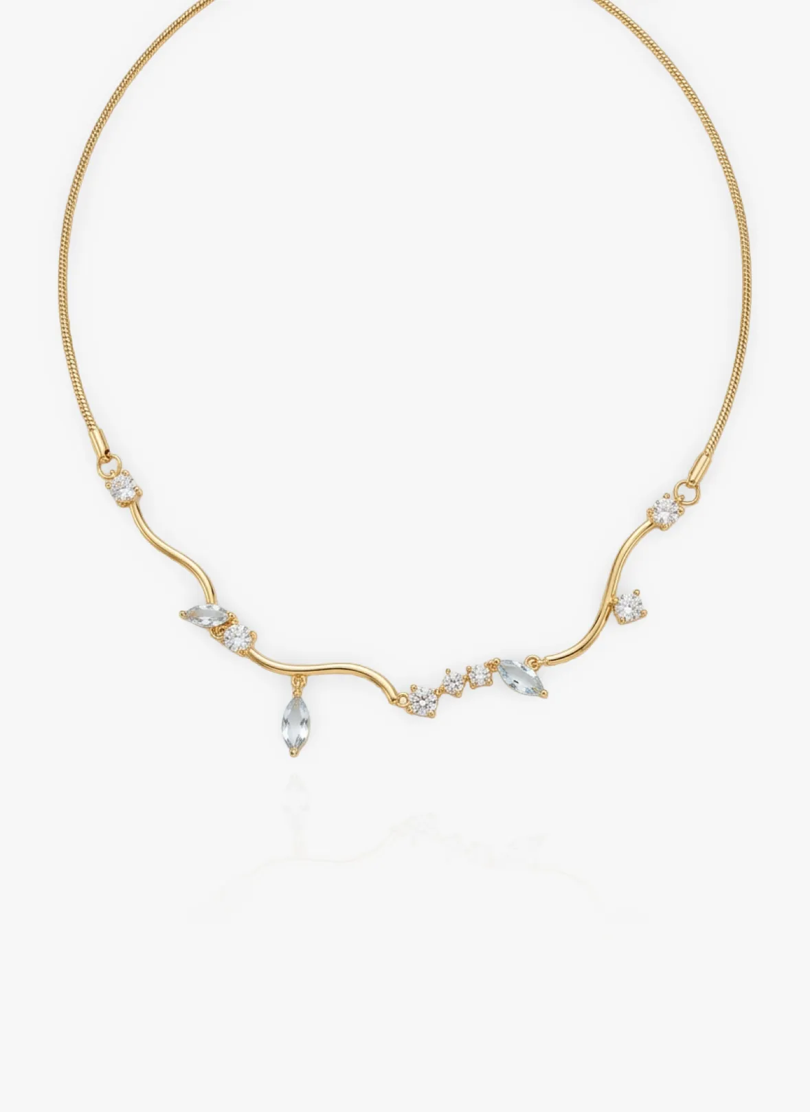 Dainty Dew Drop Necklace sold by Regina jewelry product image thumbnail 4