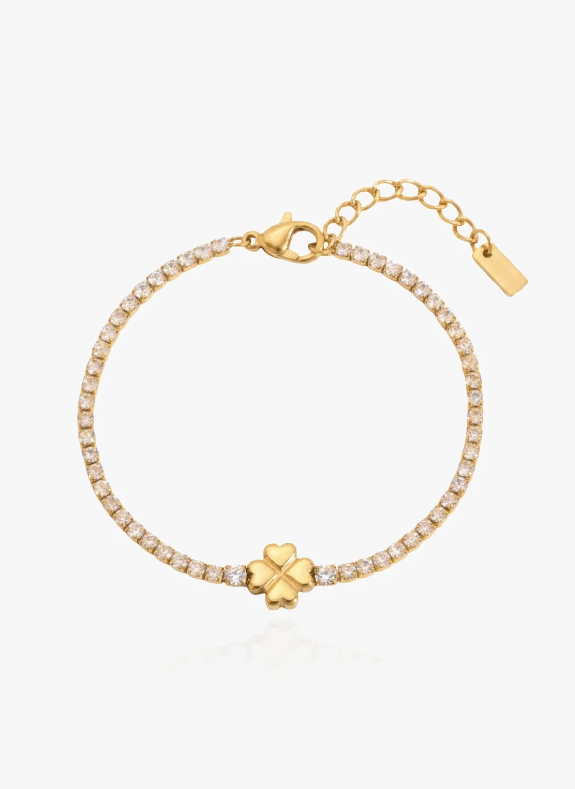 Lucky Clover Tennis Bracelet sold by Regina jewelry product image thumbnail 2