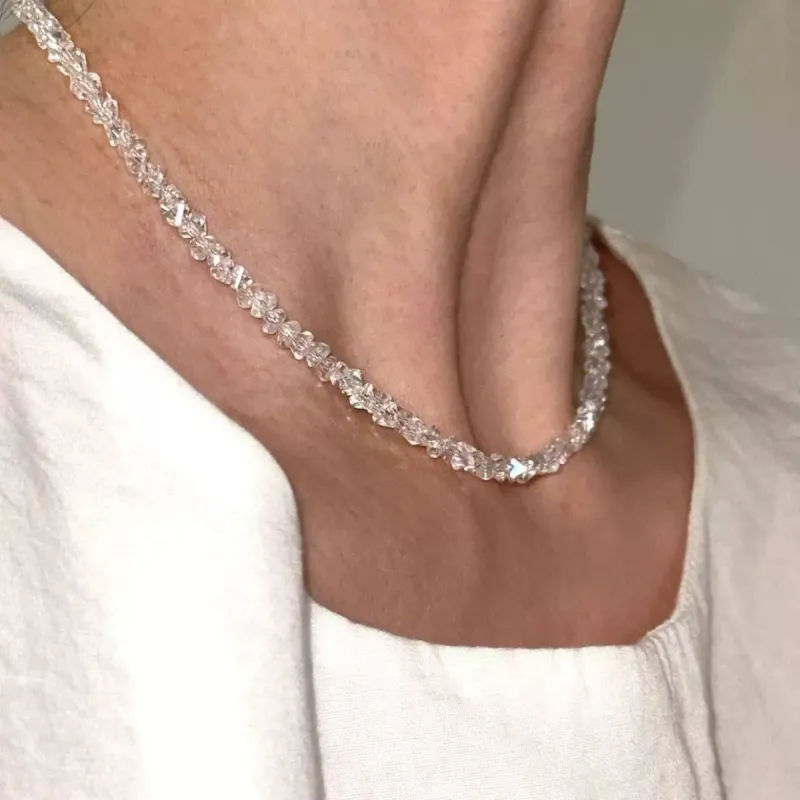 Water Drop Choker Necklace made by Regina jewelry