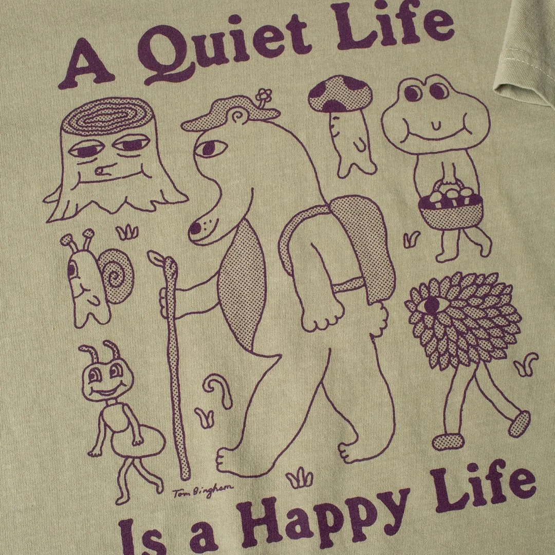 Happy Life T - Khaki sold by The Quiet Life product image thumbnail 2