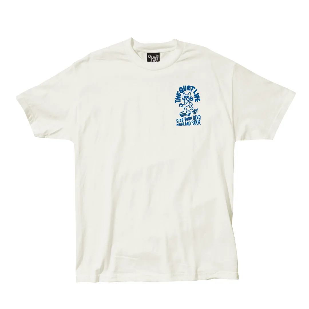 Skating Cat T - Cream sold by The Quiet Life