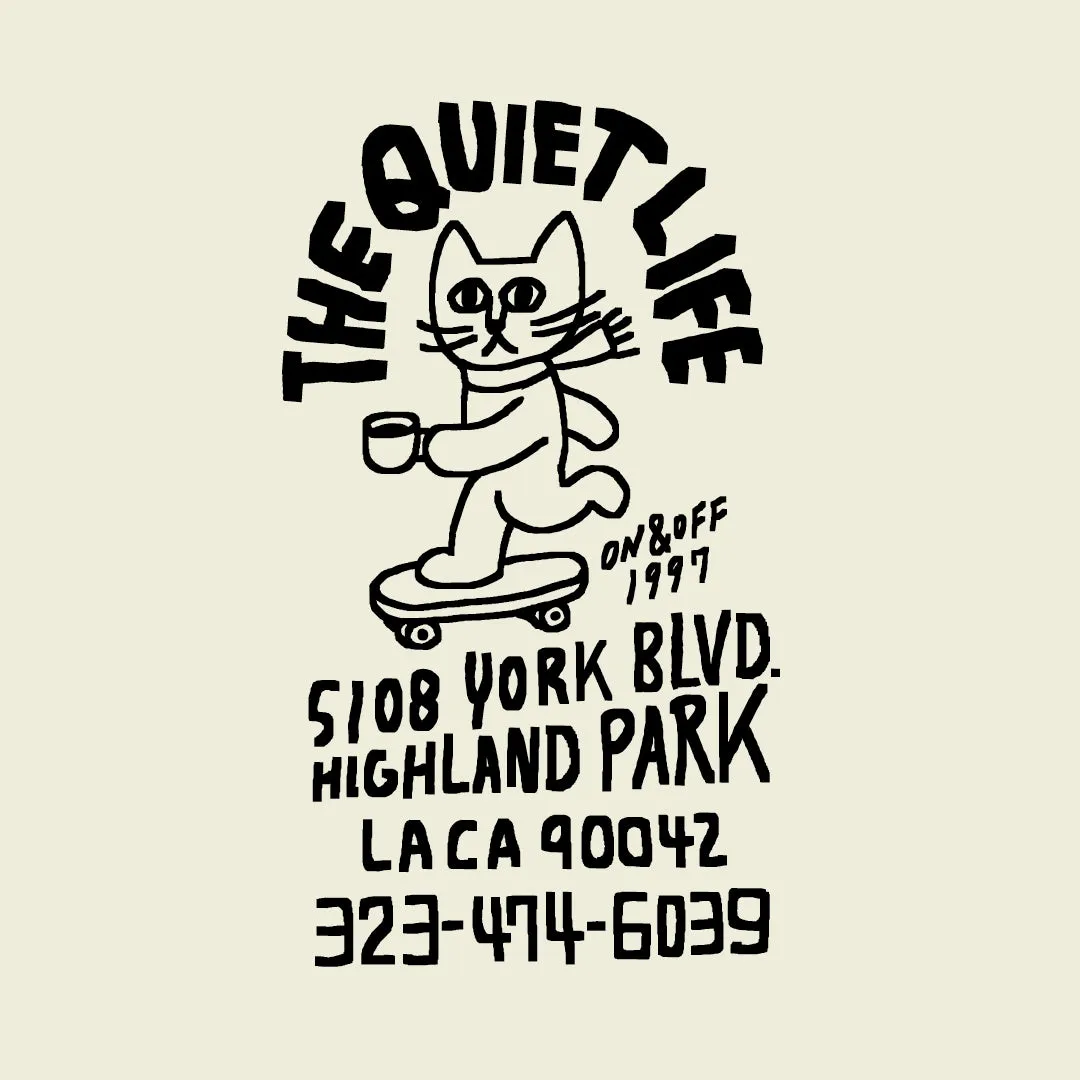 Skating Cat T - Cream sold by The Quiet Life product image thumbnail 3