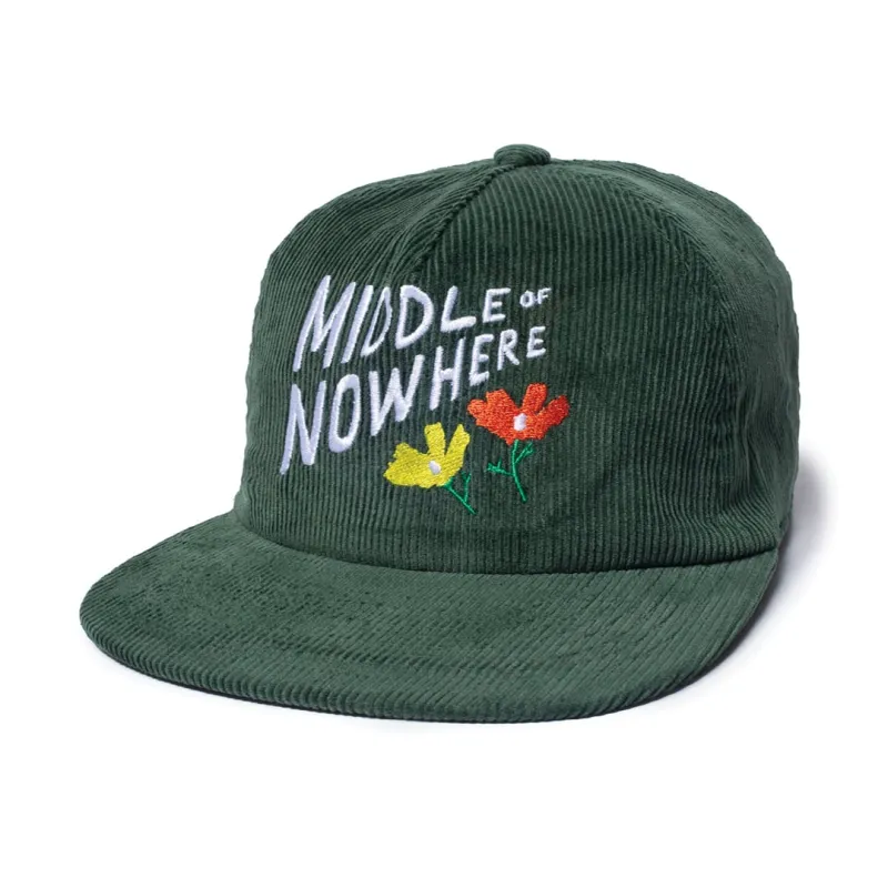 Lonely Palm Middle Of Nowhere Hat  - Green Cord made by The Quiet Life