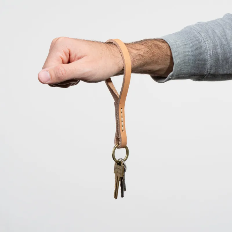 Slim Leather Lanyard made by Rose Anvil