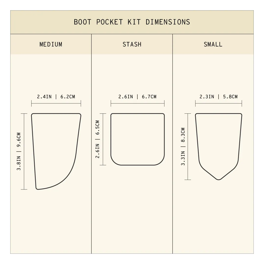Boot Pocket Kit sold by Rose Anvil product image thumbnail 3