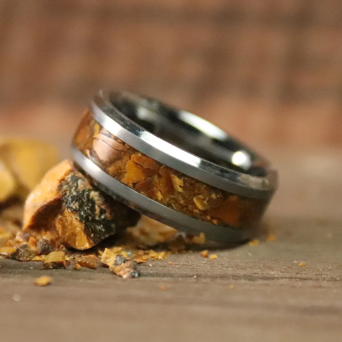 Tigers Eye Inlay Ring sold by Rose Anvil product image thumbnail 2