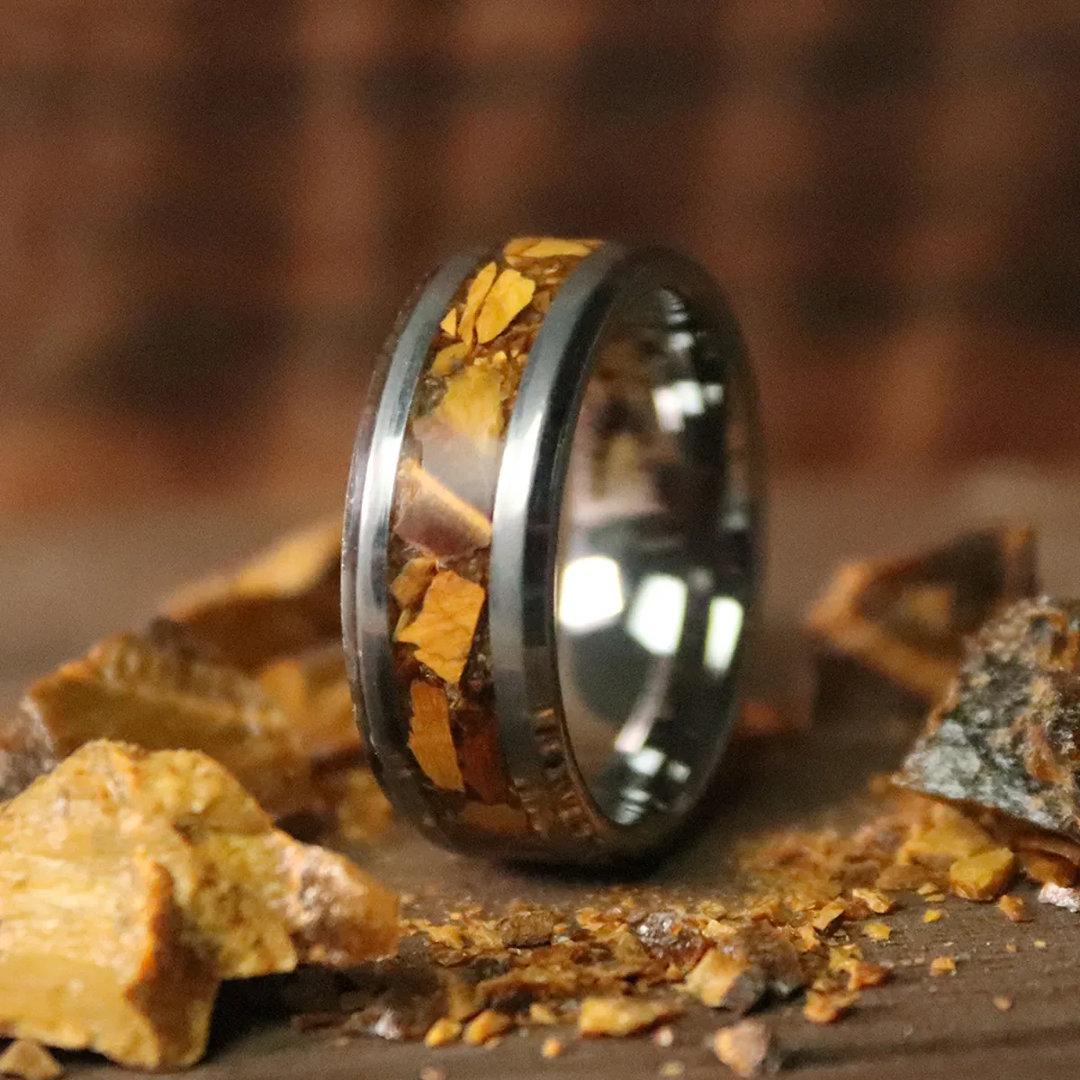 Tigers Eye Inlay Ring sold by Rose Anvil product image thumbnail 3