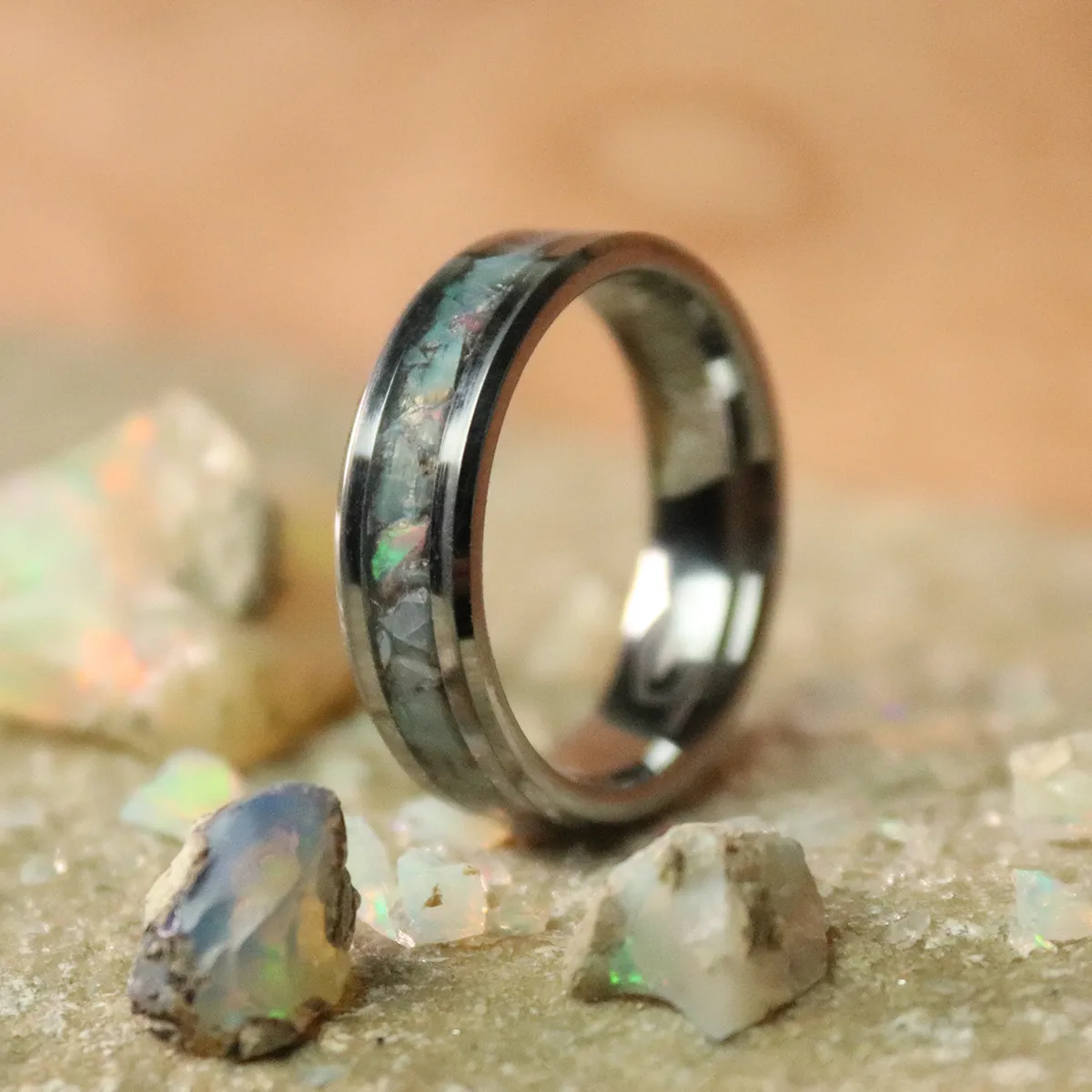Opal Inlay Ring sold by Rose Anvil product image thumbnail 2