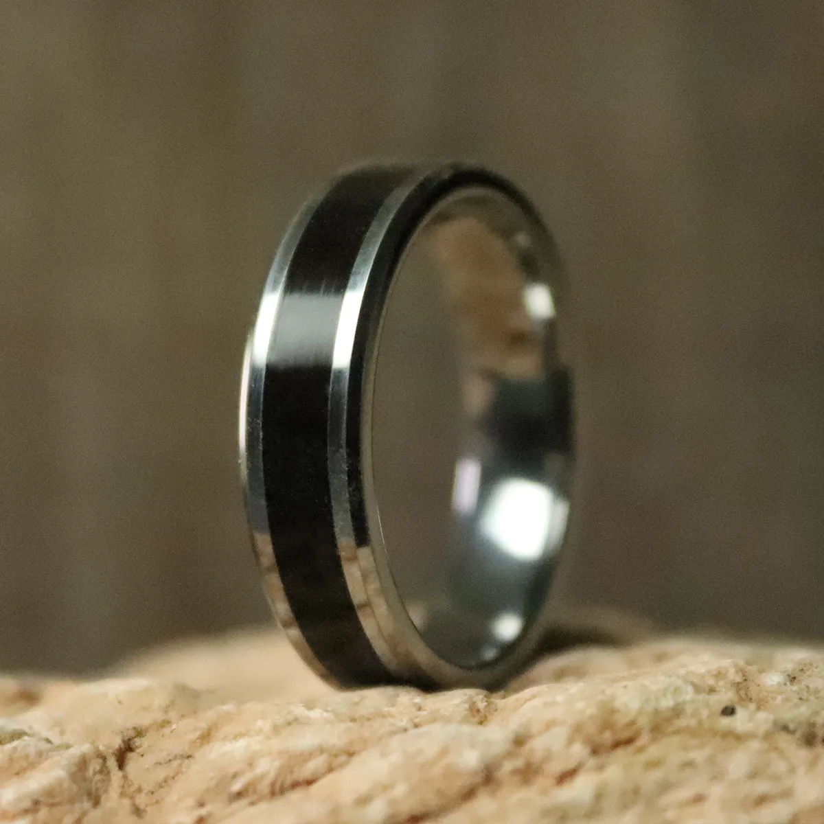 Rosewood Inlay Ring sold by Rose Anvil product image thumbnail 2