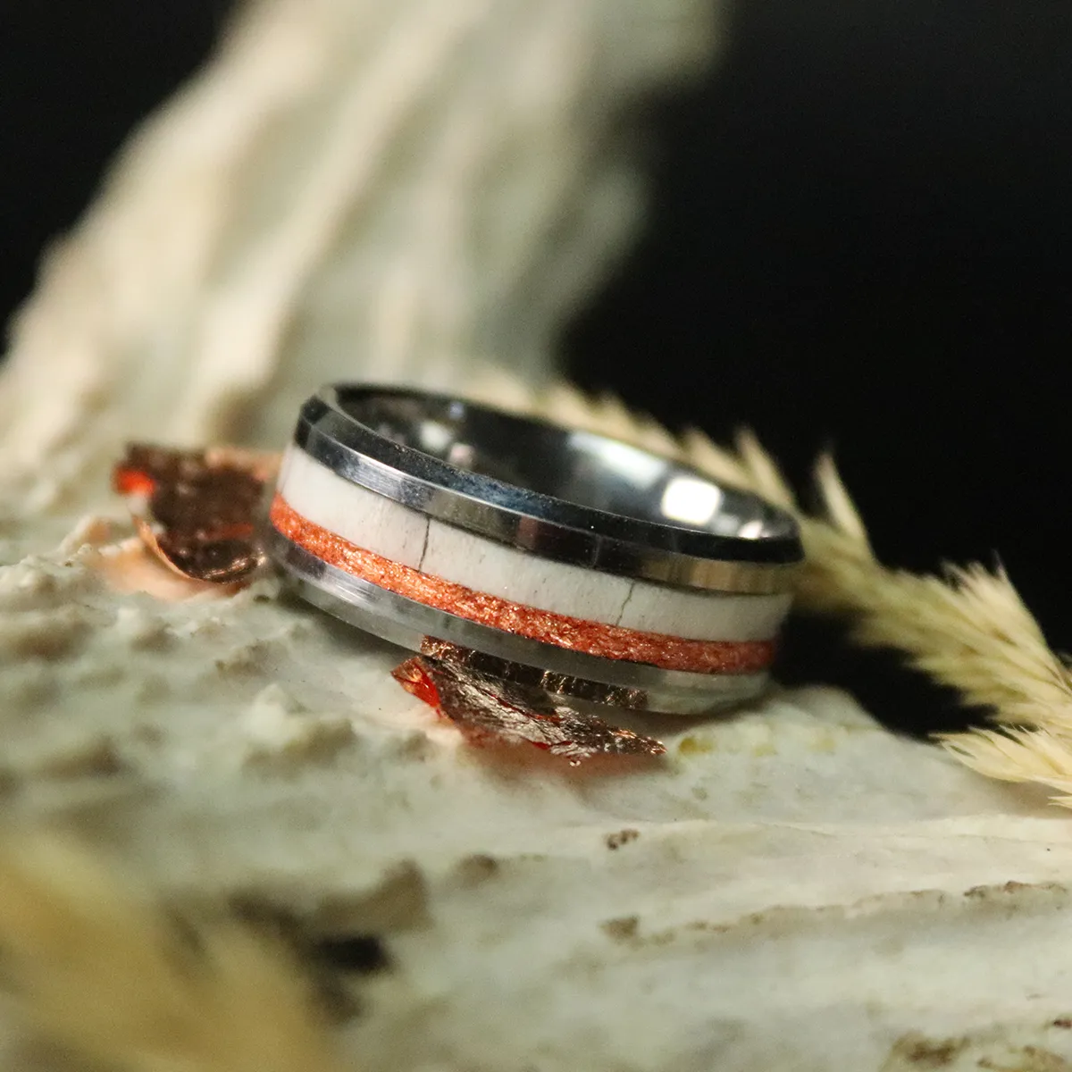 Antler and Rose Gold Ring sold by Rose Anvil product image thumbnail 2