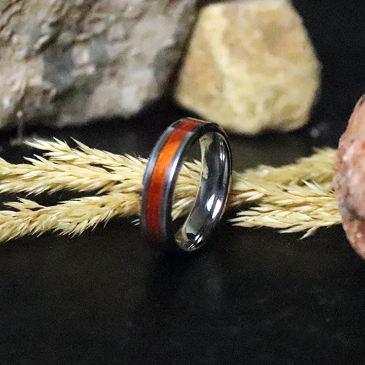 Padauk Wood Ring sold by Rose Anvil product image thumbnail 2