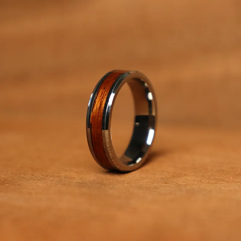 Redwood Ring made by Rose Anvil