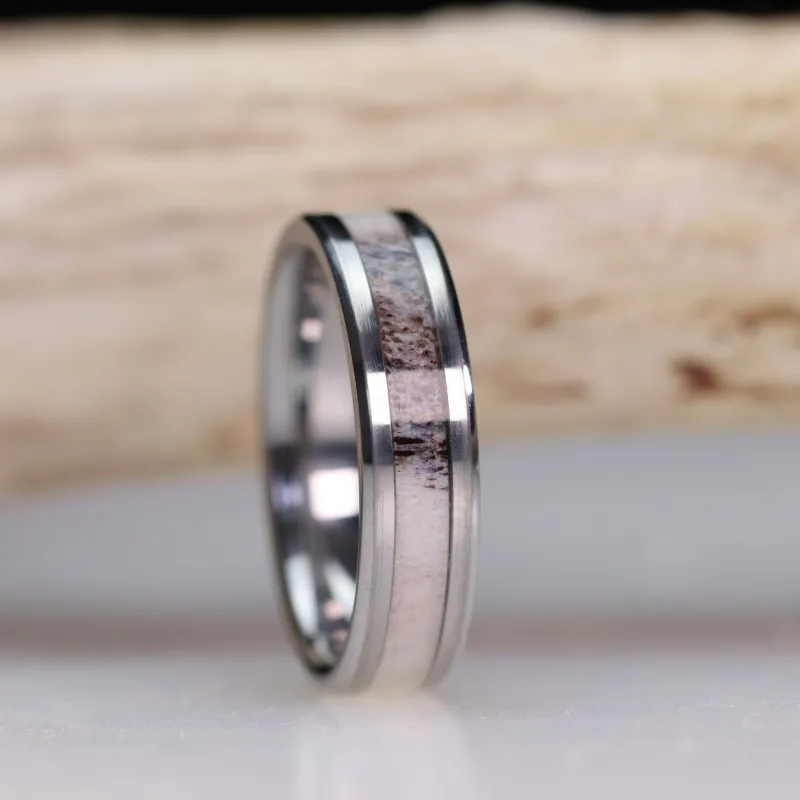 Antler Ring made by Rose Anvil