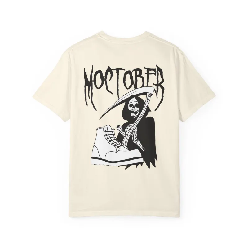 Moctober Grim Reaper Graphic Tee made by Printify