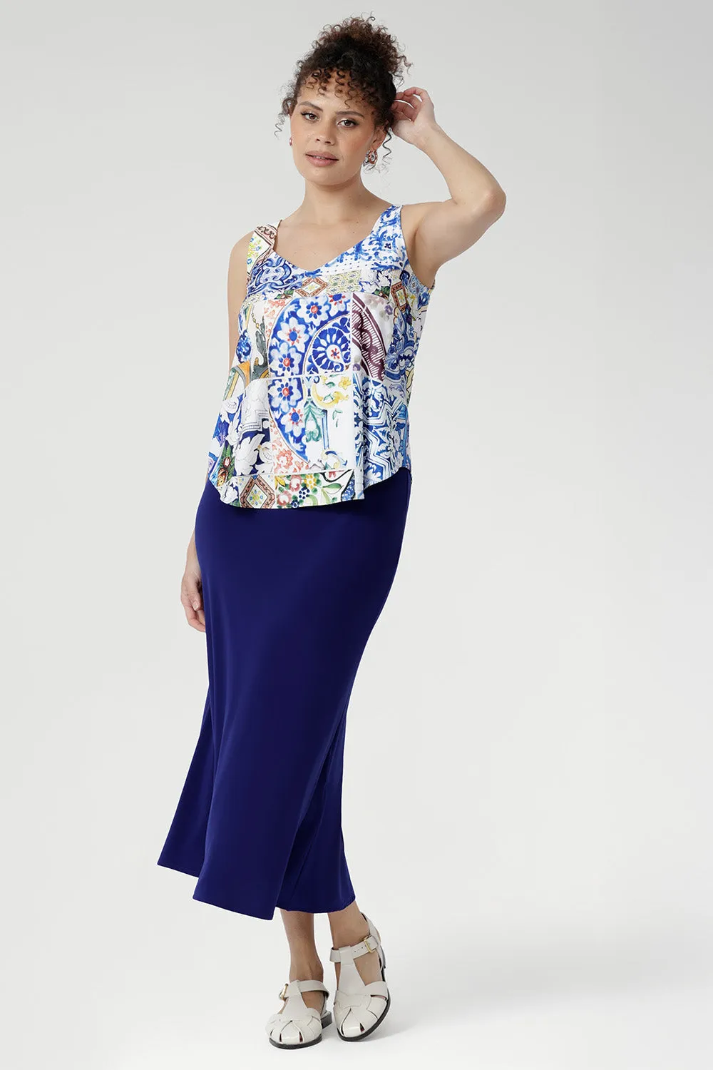 Eddy Cami in Mosaic Tile sold by Leina & Fleur product image thumbnail 5