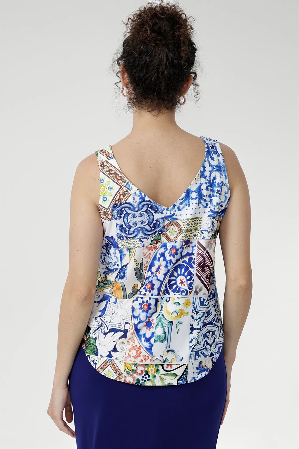 Eddy Cami in Mosaic Tile sold by Leina & Fleur product image thumbnail 2