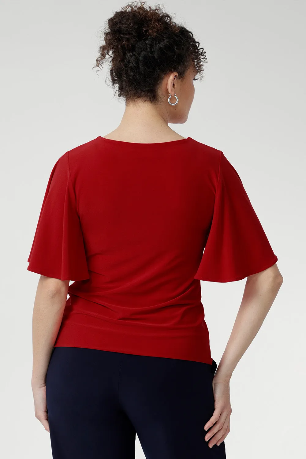 Chloe Top in Red sold by Leina & Fleur product image thumbnail 5