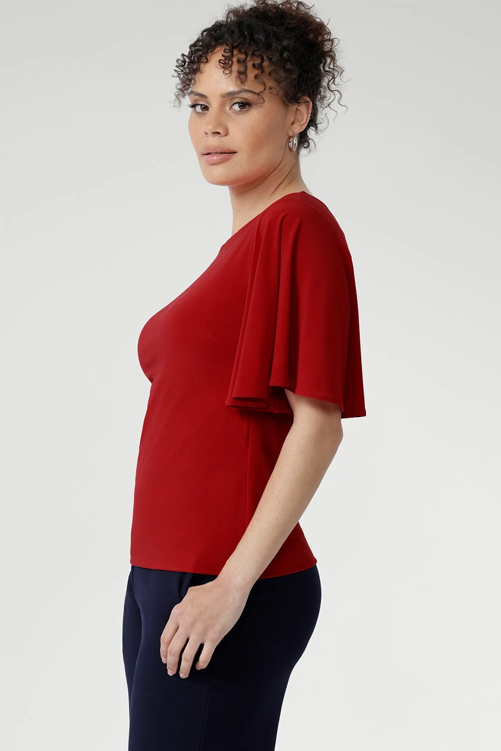 Chloe Top in Red sold by Leina & Fleur product image thumbnail 2