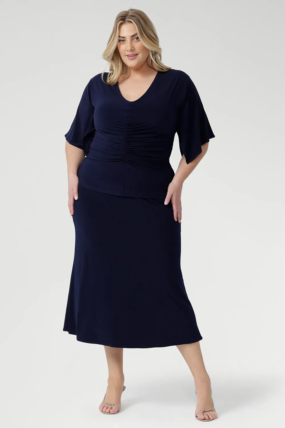 Luna Top in Navy sold by Leina & Fleur product image thumbnail 4