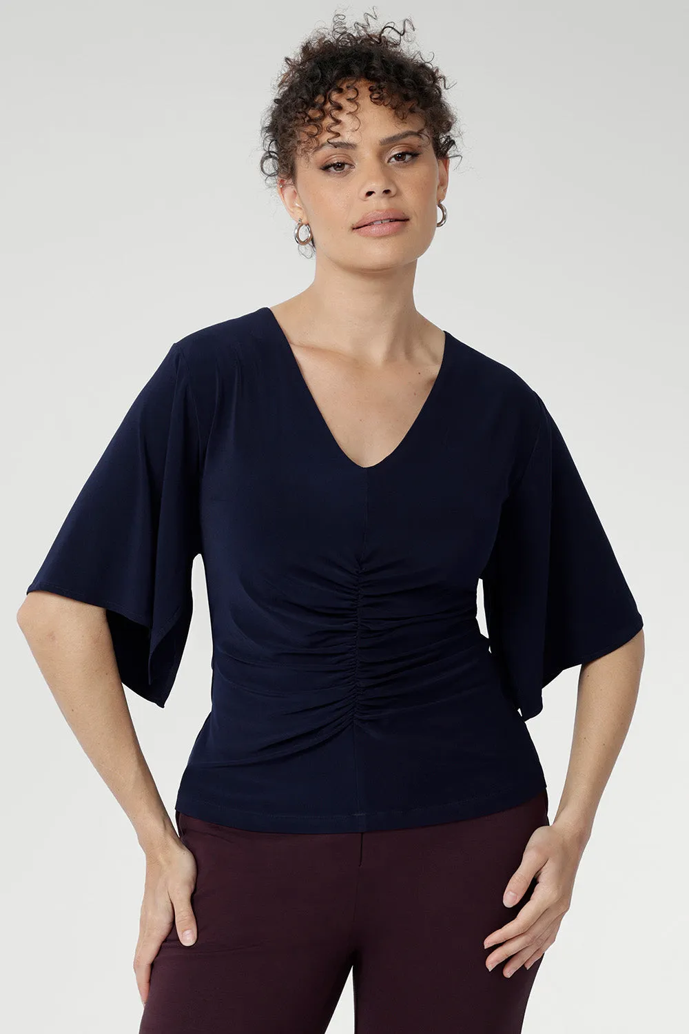 Luna Top in Navy sold by Leina & Fleur product image thumbnail 2