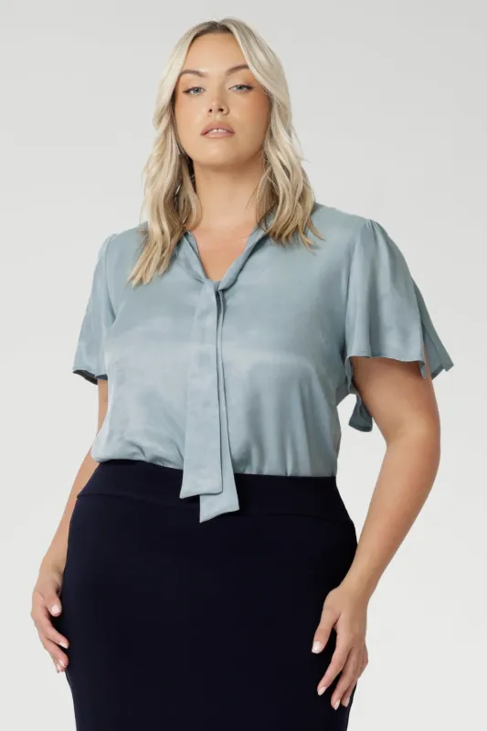 Michael Shirt in Ice Blue sold by Leina & Fleur