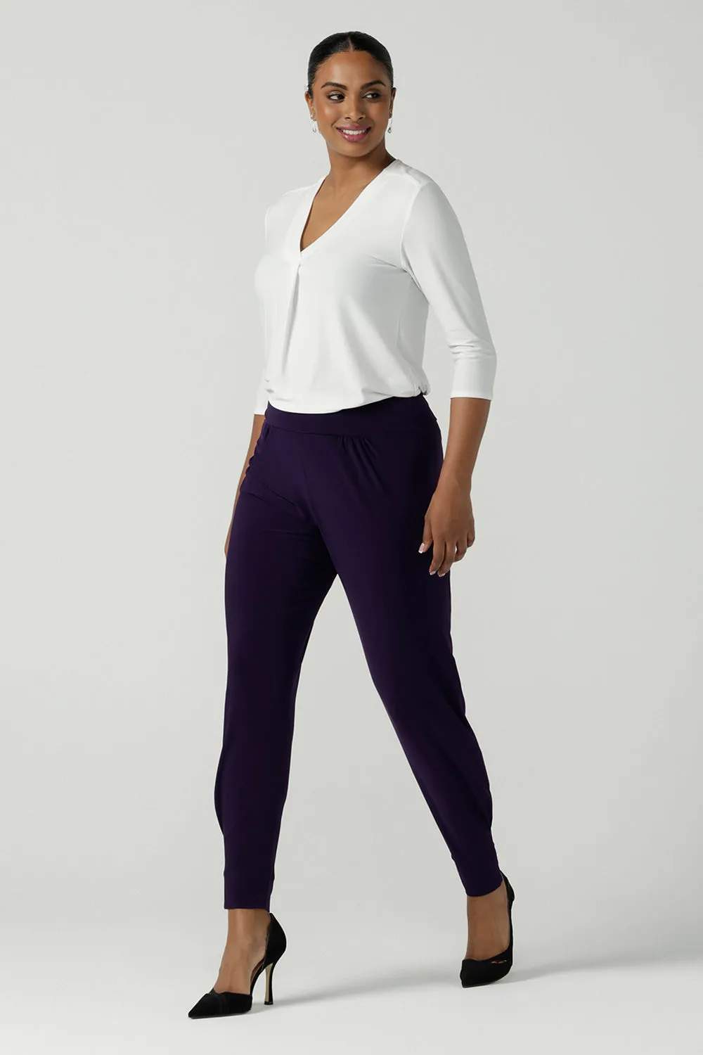 Indi Tall Pant in Amethyst sold by Leina & Fleur product image thumbnail 3