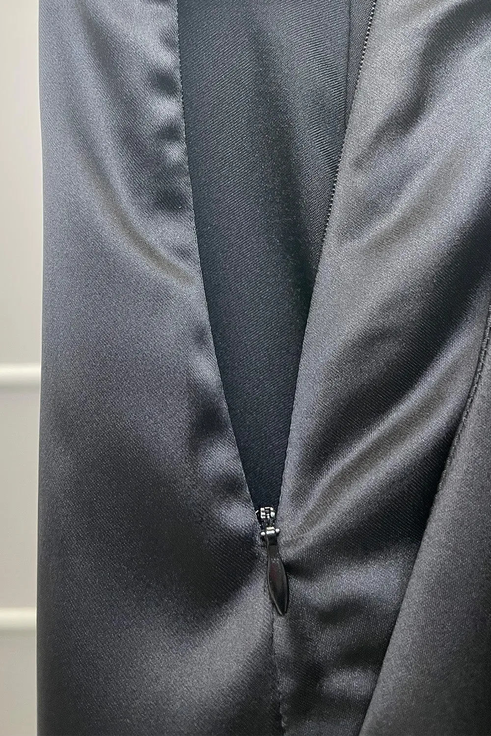 One of a Kind - Duke Pant in Black Satin sold by Leina & Fleur product image thumbnail 3