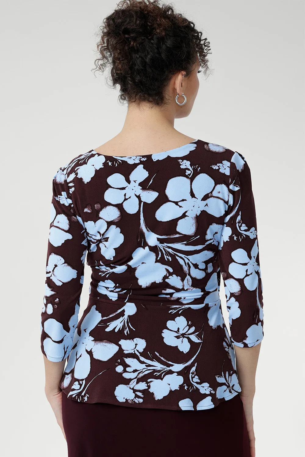 Kyle Top in Plum Dispersia sold by Leina & Fleur product image thumbnail 5