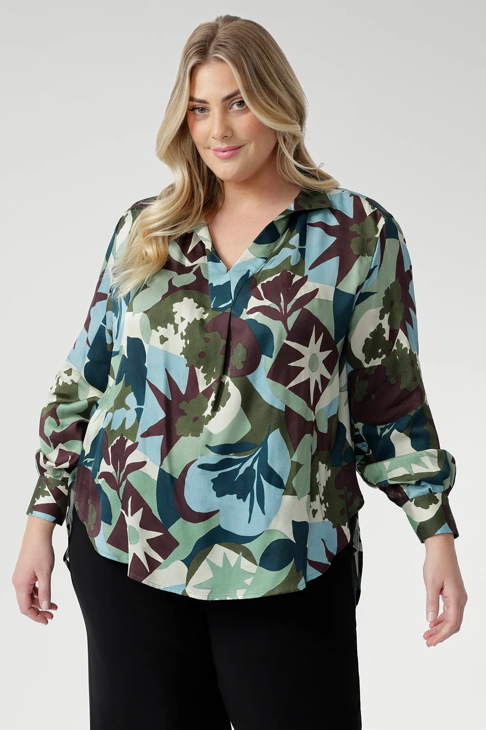 Ellis Shirt in Scandi Abstract sold by Leina & Fleur product image thumbnail 5