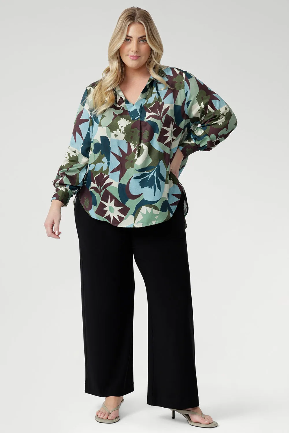 Ellis Shirt in Scandi Abstract sold by Leina & Fleur product image thumbnail 4