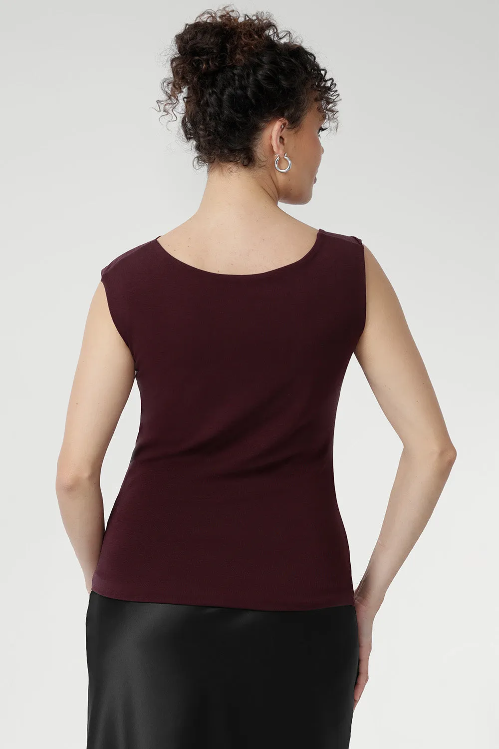 Jordan Top in Wine sold by Leina & Fleur product image thumbnail 2
