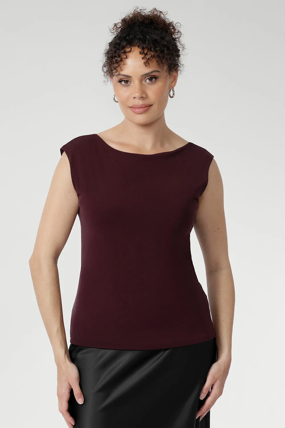 Jordan Top in Wine sold by Leina & Fleur product image thumbnail 3